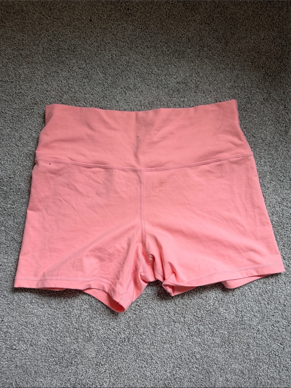 aerie Coral Pink High-Rise Bike Shorts